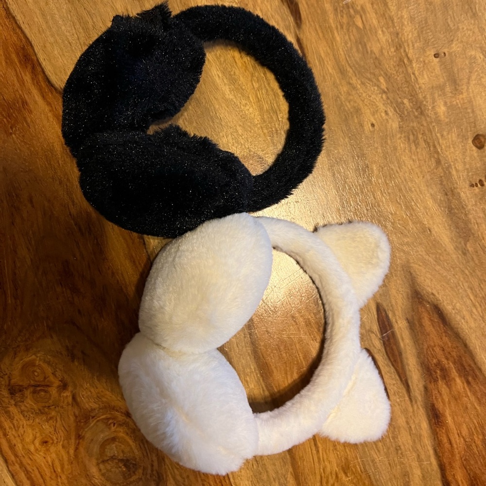 2for one super soft new ear mugs with cat ears design